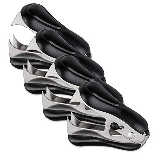 Staple Remover with Safety Lock, Staple Remover Tool, Staple Puller, Stapler Removers Pack of 4 (4)