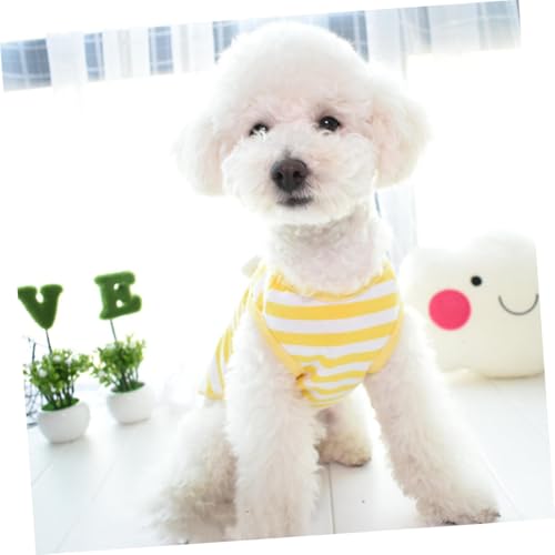 Disfraz para perro amarillo POPETPOP miniatura 7