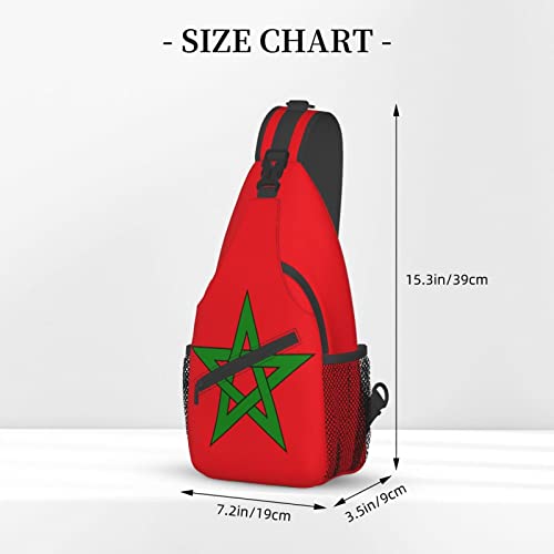 Morrales moroccan flag sling unisex negro miniatura 4