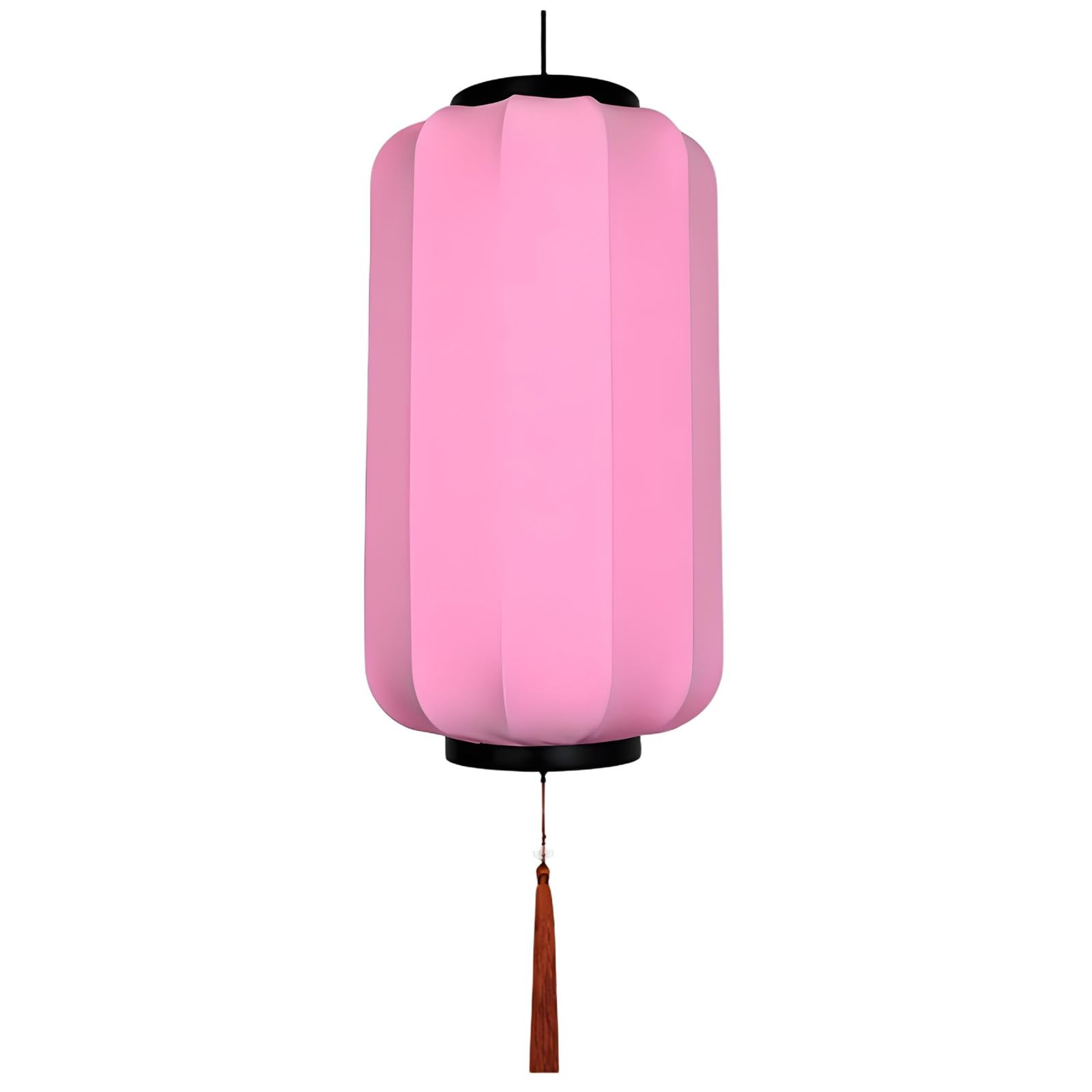 SBZIOJHDR Chinese-style lanterns, Red Lanterns Decorative with Tassels, Creative Hanging Lamp Shade for Chinese New Year(Pink,10in)