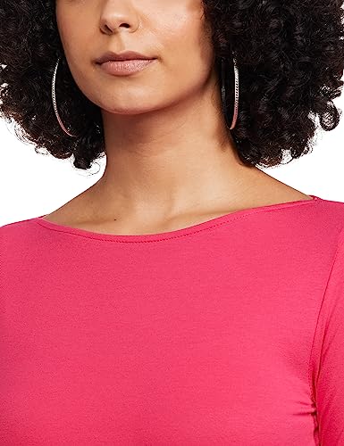 Image of Marks & Spencer Womens Solid Slim Fit T-Shirt