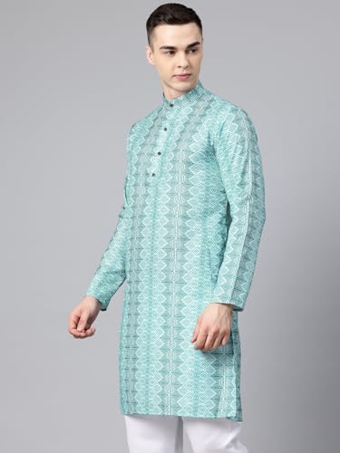 Image of Luxrio Kurta Set for Men Cotton Blend Kurta with Pyjama Set Ethnic Set