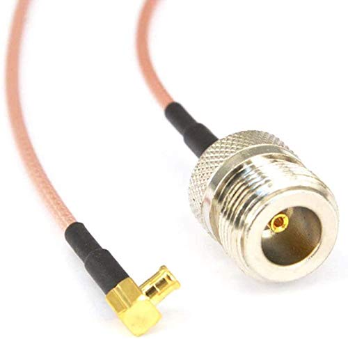 MCX Male Plug Right Angle to N Female Jack Connector Extension Cable RG316 20CM