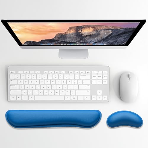 Repose-poignet pour clavier et souris en mousse à mémoire de forme