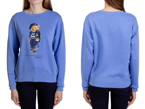 Polo Ralph Lauren Sudadera Bear In Paris Oso Jersey Azul Nueva Temporada (AS3, Alpha, M, Regular)