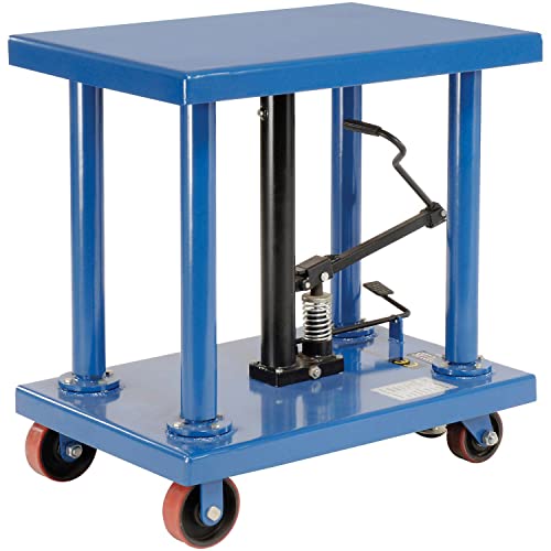 Global Industrial Foot Control Work Positioning Post Lift Table, 6000 Lb. Cap