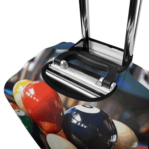 Color Billiards Printed Luggage Cover Protector, Fits 18-32 Inch Luggage 5