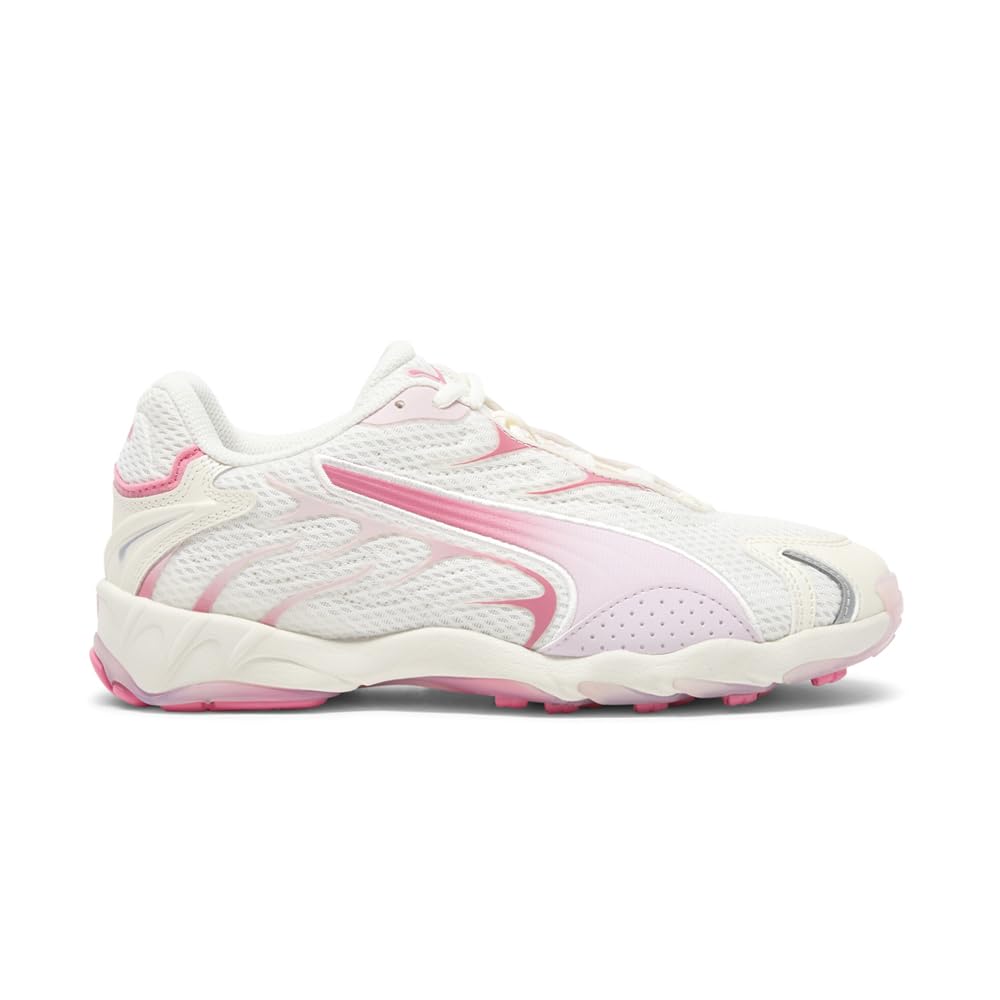 PUMA Womens Inhale Lace Up Sneakers Shoes Casual - Off White, Pink - Size 5.5 M