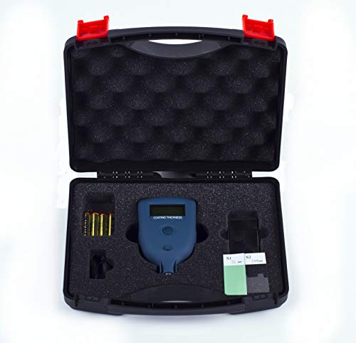 Medidor de espesor de pintura Leeb250 simplificado para acero con sonda magnética Fe, rango 0-1250 μm miniatura 3