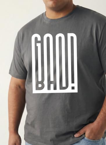 Image of Men Plus Size Printed Cotton Tee Regular Fit Round Neck Half Sleeve T-Shirt