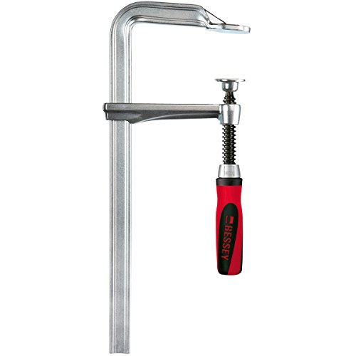 Bessey GZ40-8-2K Screw Clamp Gz-2K 15.75In/3.15In, Black/Red/Silver