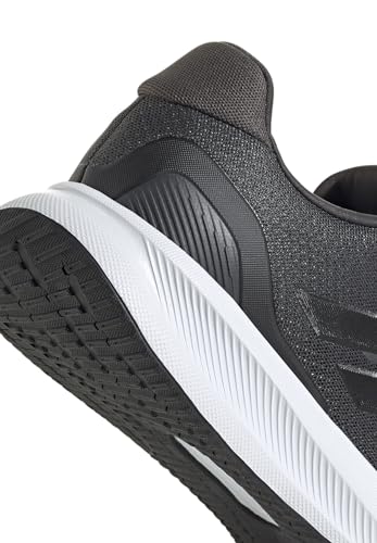 Adidas Runfalcon 5 homme baskets running sport légères noires et blanches