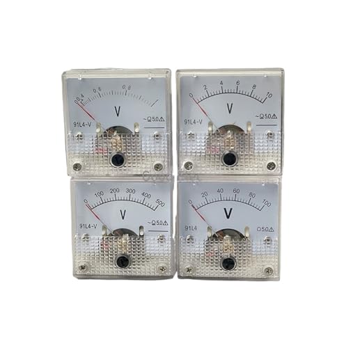 91L4 AC 1V 5V 10V 20V 30V 50V 100V 150V 200V 250V 300V 400V 500V Analog Panel Volt Voltage Meter Voltmeter Gauge 91L4 AC 0-150V(5V)