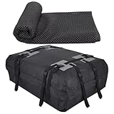 Ce porte-bagages Bag s'installe sur le toit et ne prendra pas de place à l'intérieur de la voiture, économisant ainsi de l'espace.