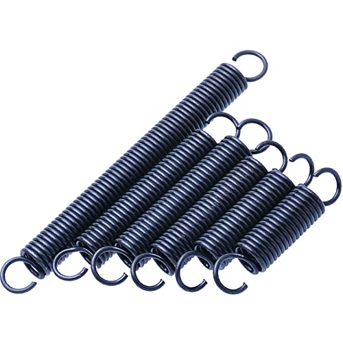 Extension Heavy 5PCS, 1mm Wire Diameter, 6mm Outer Diameter, 20-80mm Length, Dual Tension Spring Steel Extension Spring with Hook Wire Hook ( Size : 1x6x40mm )