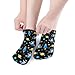 LITPUZC Women's Fashion Ankle Socks Funny Running Low Cut Socks Space Astronaut Rocket Cartoon No Show Athletic Sock Soft Breathable Crew Sock 5 Pairs