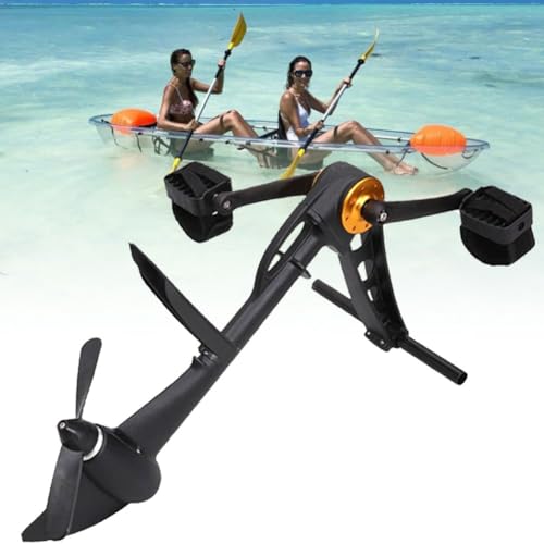 Sistema de accionamiento de pedal de kayak, pedales de pie de kayak de aluminio, pesca con motor, sistema de pedal de kayak de hélice,barco de pesca,motor de accionamiento de pedal, instalación rápida