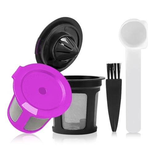 LEOARWE 2 Pack Reusable K Cups for Keurig 1.0 & 2.0, Universal Refillable Coffee Filter Pods Compatible with K-Elite K-Classic, BPA Free