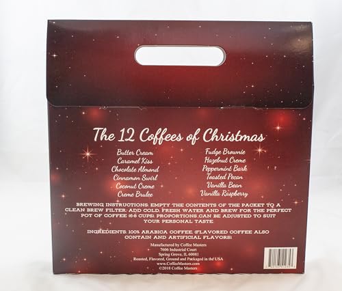 Coffee Masters 12 Coffees of Christmas Gift Set