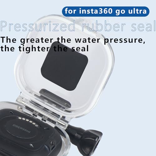 Funda Waterproof 50M para Insta360 Go Ultra miniatura 5