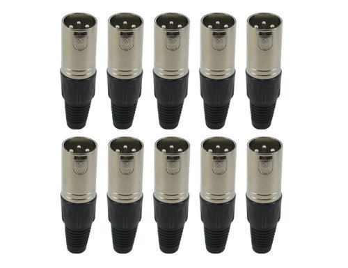 Sewell Direct SW-30101 XLR Connector Male, 10 Pack