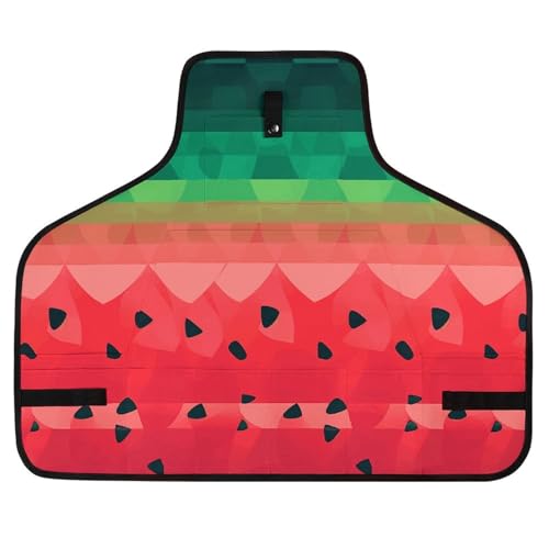 Delantal de trabajo con diseño Gradient Watermelon y bolsillos miniatura 1