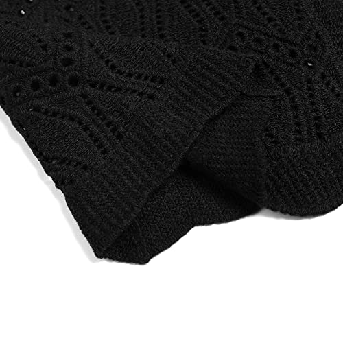 Image of Open Front Summer Cotton Thin Cardigans for Women Lightweight Cropped Cardigan Sweaters for Women