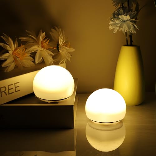 GZWANHANGMY Portable LED Night Lights, Battery Operated, Soft Eye Caring for Sleep Aid, Bedroom...