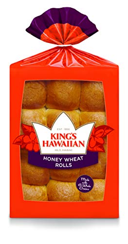 King's Hawaiian Honey Wheat Rolls, 12 ct, 12 oz