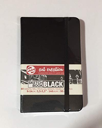 Sketch Book Black Artcreation 9X14Cm