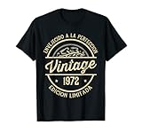 Hombre 50 Cumpleaños Nacido En 1972 Vintage 50 Años Camiseta