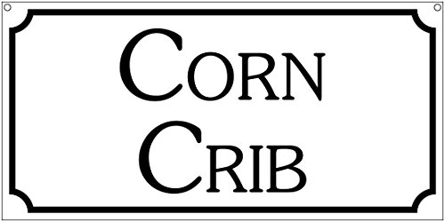 Corn Crib- 6x12 Aluminum Ranch Farm Barn Man Cave Bar Sign