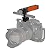 NICEYRIG Camera NATO Top Handle Handgrip with 15mm Rod Clamp Cold Shoe Mounts QR for DSLR Cameras/Camcorder/Action Cameras Cages