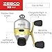 Zebco 33 Gold Spincast Fishing Reel, Size 30 Reel, Changeable Right- or Left-Hand Retrieve, Durable All-Metal Gears, Pre-Spooled with 10-Pound Zebco Cajun Fishing Line, Silver/Gold (Clam Packaging)
