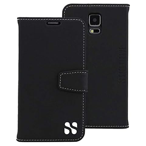 SafeSleeve Anti Radiation RFID Galaxy Case: Galaxy S5 ELF & RF Blocking Identity Theft Protection Wallet (Black) Cover