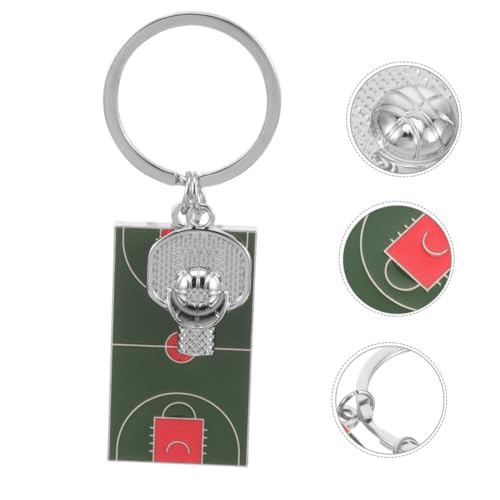 Porte-clés de basket-ball vert robuste pour ne plus perdre ses clés - 2