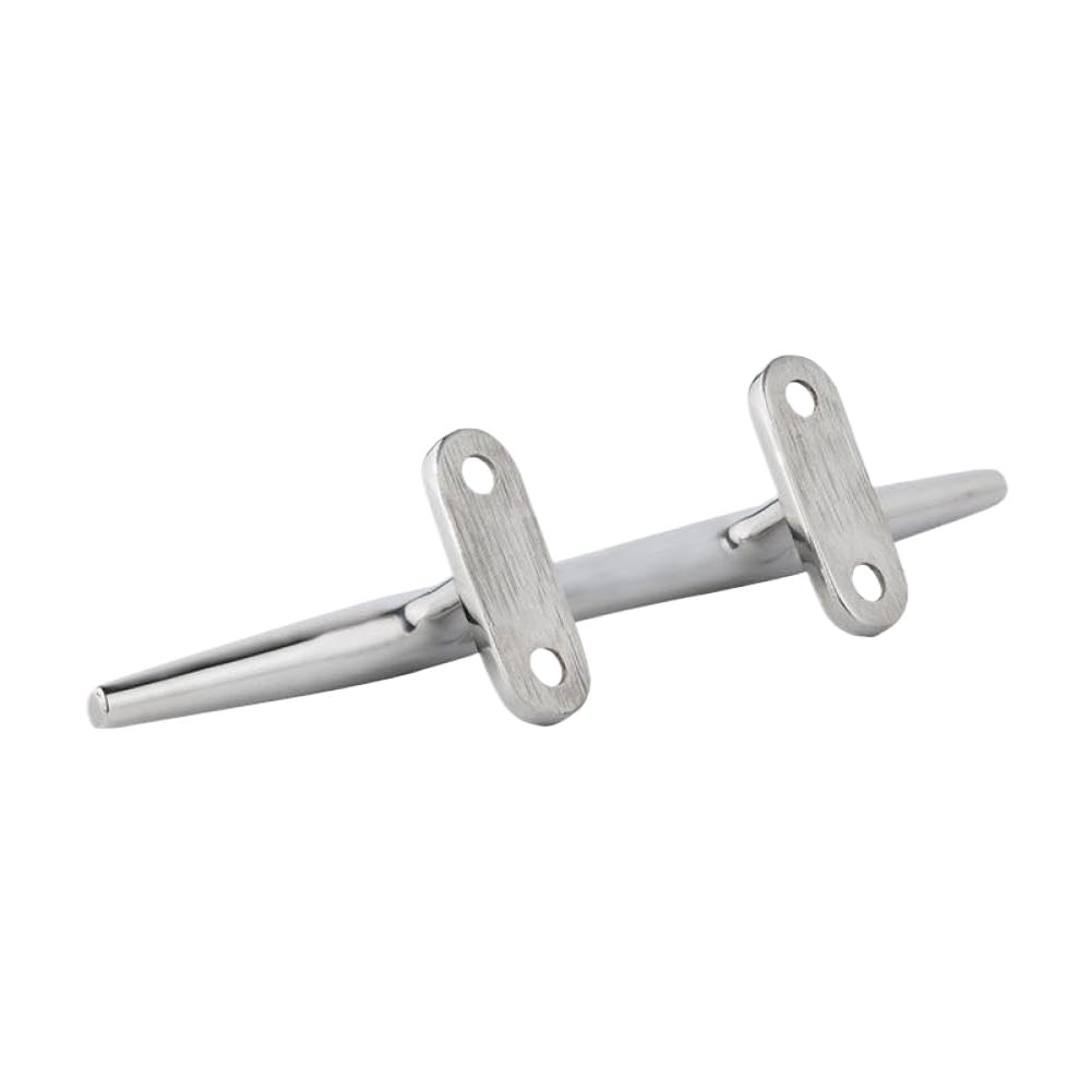 8 Pezzi 4 Pollici in Acciaio Inossidabile 316 Tacchetto Cavo lucidato Hardware Marino Piattaforma Piatta ormeggio Accessori per Barche per Kayak