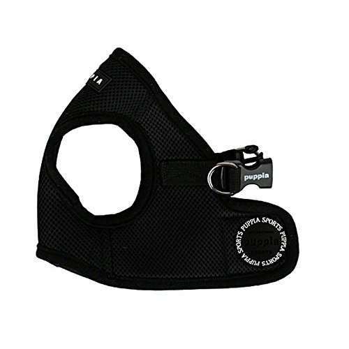 Puppia Soft Vest Harness B/Black/3L, 3X-Large