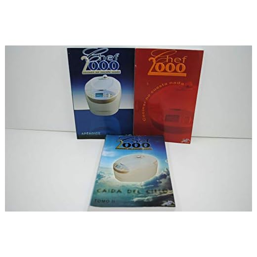 T-MIX Tres RECETARIOS Robot DE Cocina Chef 2000