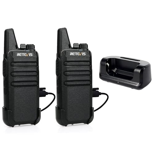 Walkie talkie para senderismo y rutas de montaña con base de carga USB