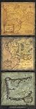 GB Eye 53 x 158 cm Herr der Ringe Maps of Middle Earth Tür Poster