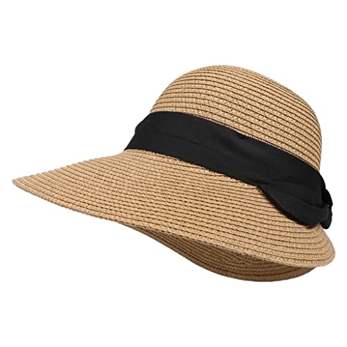 Chapeau de paille pliable grand bord pour vos vacances à la plage et voyages d'été