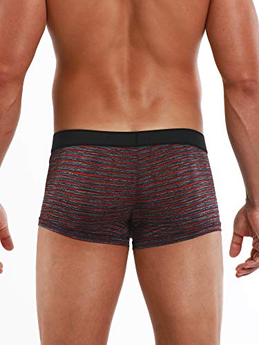 papi Men's Brazilian Cool Trunk Boxer Briefs Pack of 2 Comfort Fitting Underwear4