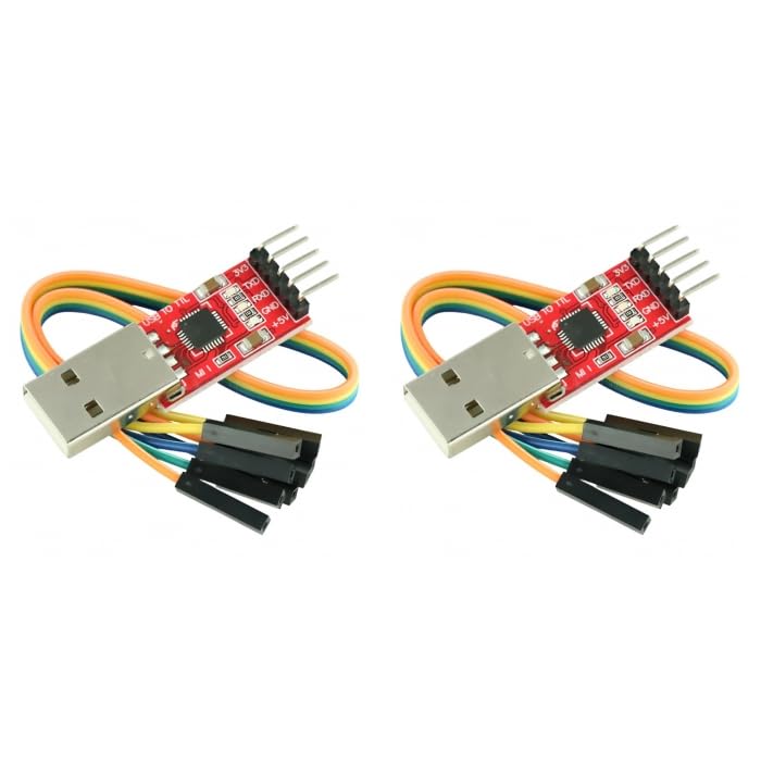 (2 pc) Flyrobo CP2102 USB to TTL Serial Converter Module - UART STC Downloader-image-27
