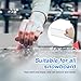 PEUTIER 2pcs Ski Wax Scraper, 9x2.24 inch Snowboard Wax Scraper Plastic Ski Wax Remover Ski Base Cleaner for Outdoor Sports Skiing Snowboard Maintenance Tool