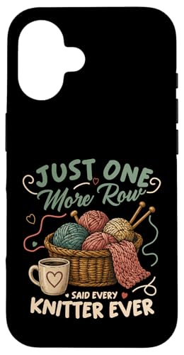 Just One More Row ��������҂ݍD���f�U�C�� �X�}�z�P�[�X iPhone 16 �p