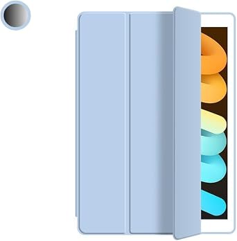 XIHAMA for Xiaomi Pad 6 Case, Protective Case for Mi Pad 6 / 6 Pro 11" Xiaomi Pad 6/6pro Protective Cover Trifold Stand Auto Sleep PU Leather Lightweight Shockproof Tablet Accessories Light Blue, Xiaomi Pad 6 / 6 Pro 11"