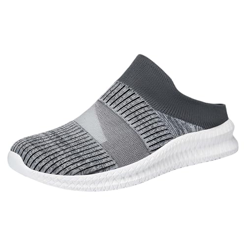 Pantuflas transpirables de malla con suela suave antideslizante para verano