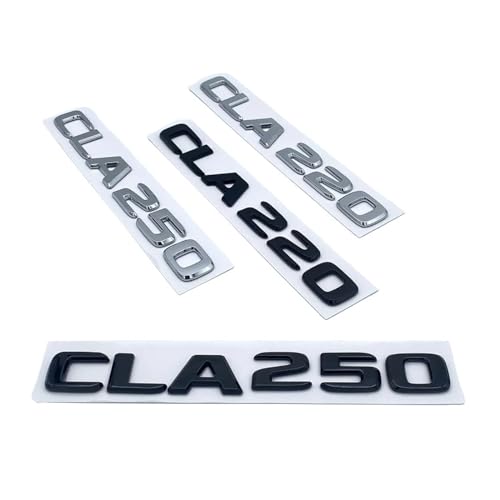 Logotipo para Maletero CLA220 CLA260 Mercedes W117 C118 Letras ABS 3D