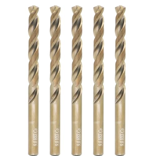 Metric Cobalt Drill Bits 9mm 5PCS
